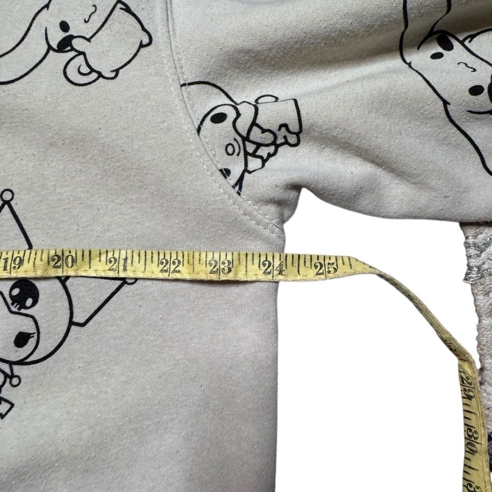 Sanrio Hello Kitty And Friends Tan All-Over Print Sweatshirt Size XL - Picture 4 of 5